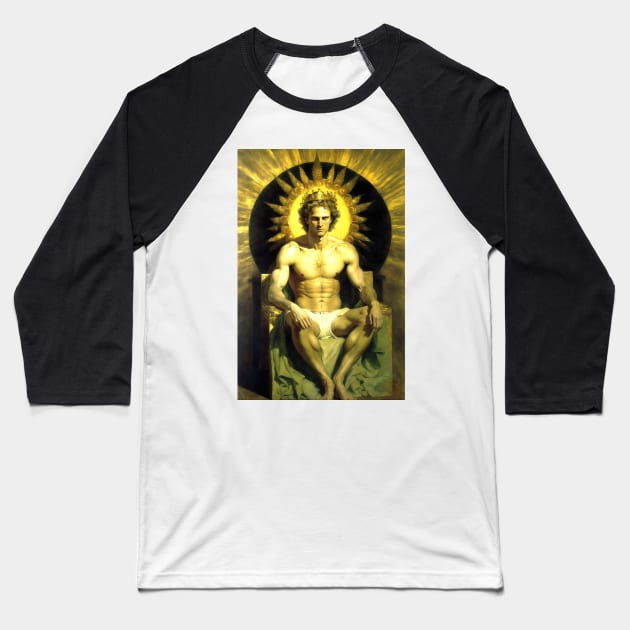 Apollo, God of the Sun Baseball T-Shirt by YeCurisoityShoppe